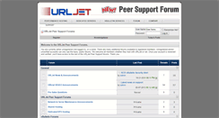 Desktop Screenshot of forum.urljet.com
