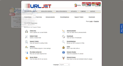 Desktop Screenshot of clients.urljet.com